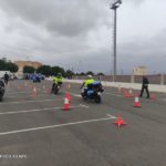 POLICÍAS LOCALES DE LA ISLA SE PREPARAN EN EL MUNICIPIO PARA PATRULLAR CON MOTOCICLETAS Y REFORZAR HABILIDADES