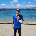 El carrizalero Kevin Morales compite por el medallero del Campeonato Europeo Máster de Natación