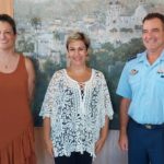 La alcaldesa Ana Hernández recibe al Coronel Juan José Terrado, nuevo jefe de la Base Aérea de Gando