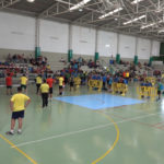 300 jóvenes deportistas celebran una gran fiesta solidaria del balonmano base en la Villa de Ingenio