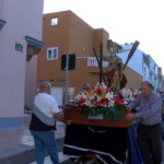 San Andrés paseó en procesión por las calles del Burrero