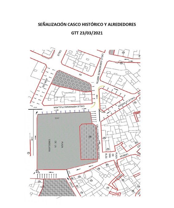 El Ayuntamiento informa de los cambios de sentidos de circulación para preservar el centro histórico de Ingenio