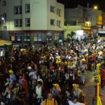 Miles de mascaritas toman las calles durante la gran Cabalgata de Carrizal, Entierro y Quema de la Sardina