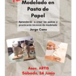 ARTIS organiza taller de modelado en pasta de papel con el artista Jorge Cano
