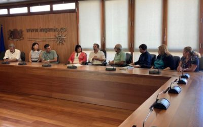 Primera visita institucional del consejero insular de Medio Ambiente, Clima, Energía y Conocimiento