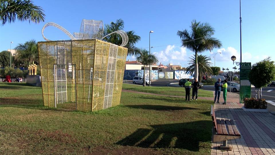 El Parque de Los Aromeros, emplazamiento escogido para exponer la escultura homenaje a Los Legañosos en Ingenio
