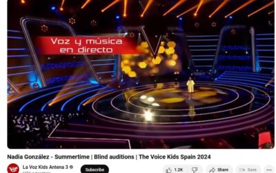 Nadia González logra el “sí quiero” unánime del jurado en La Voz Kids