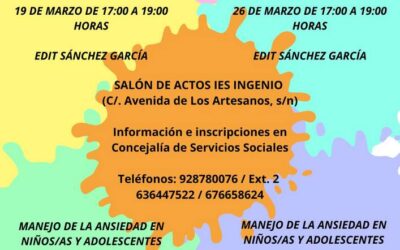‘Educar en Familia’ vuelve a la Villa de Ingenio para hablar de las tecnoadicciones y la ansiedad