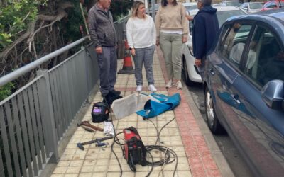 Instalación de vallado de seguridad en Avenida de Gran Canaria para la mejora de la seguridad peatonal
