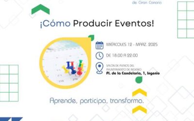 La Escuela de Ciudadanía de Gran Canaria vuelve a la Villa de Ingenio con un taller sobre producción de eventos