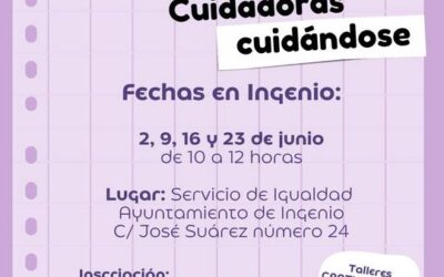 Talleres gratuitos para apoyar a las personas cuidadoras