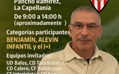 El fútbol base y el Futboltec rinden homenaje a Manuel Luján con un torneo este fin de semana