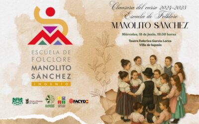 Acto de clausura de la Escuela de Folklore «Manolito Sánchez» de la Villa de Ingenio