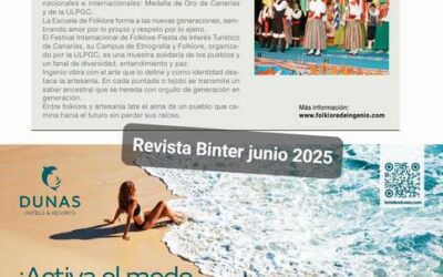 La revista Binter pone en valor el Festival Internacional de Folklore de la Villa de Ingenio