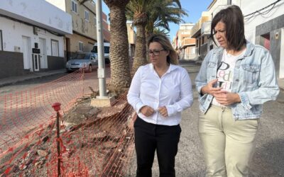 Se renueva la avenida principal de El Santísimo para mejorar la seguridad y el acceso al barrio