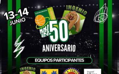 Nueva cita con el CB Ingenio – Chaxiraxi para seguir celebrando su medio siglo de historia