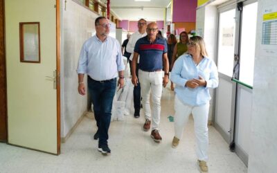 Garantizada la apertura con normalidad del CEIP Poeta Tomás Morales tras los desperfectos sufridos en julio    