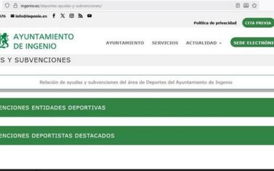 Nueva línea de subvenciones para apoyar a deportistas con resultados destacados