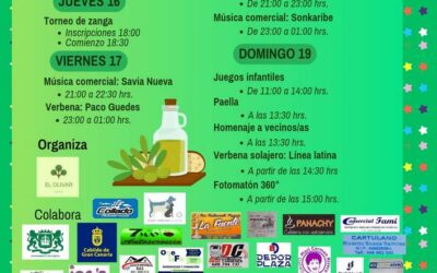 La Asociación Vecinal El Olivar celebra la Fiesta de la Aceituna del 16 al 19 de octubre
