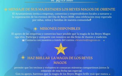 Los Reyes Magos de Oriente buscan manos y corazones abiertos a colaborar en su Gran Cabalgata navideña