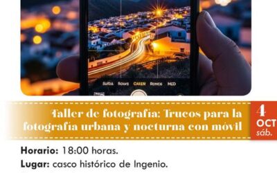 Un taller práctico invita a descubrir los secretos de la fotografía urbana y nocturna con móvil