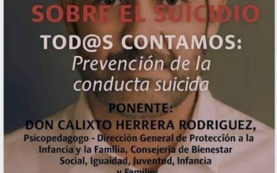 Conferencia abierta a la ciudadanía sobre la prevención de la conducta suicida
