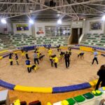 La lucha canaria acerca culturas en un encuentro educativo europeo en la Villa de Ingenio