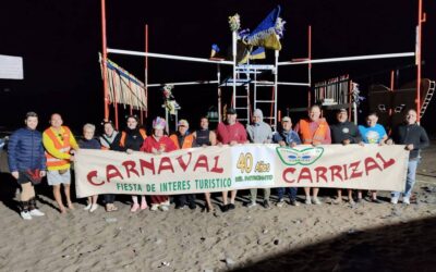 Multitudinaria despedida a Doña Sardina en el Carnaval de Gladiadores de El Carrizal