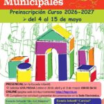 Plazo de preinscripción para las Escuelas Infantiles municipales del curso 2026-2027