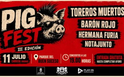 Toreros Muertos, Barón Rojo, Hermana Furia y Notajunto, cartel del 3º Pig Fest