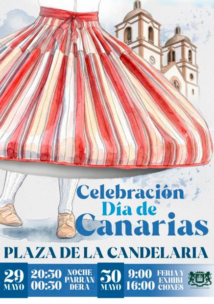 Tradición, música y sabores en la Plaza de La Candelaria por el Día de Canarias