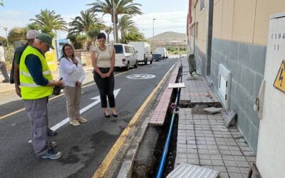 Avanzan las obras de renovación de la red de abastecimiento en la zona de El Cristo