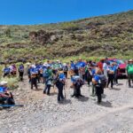 El Encuentro Anual de Senderismo de Gran Canaria reúne a cerca de 450 personas participantes en la Villa de Ingenio