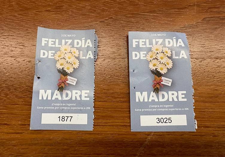 El 1877, número ganador de la Campaña del Día de la Madre de la Villa de Ingenio
