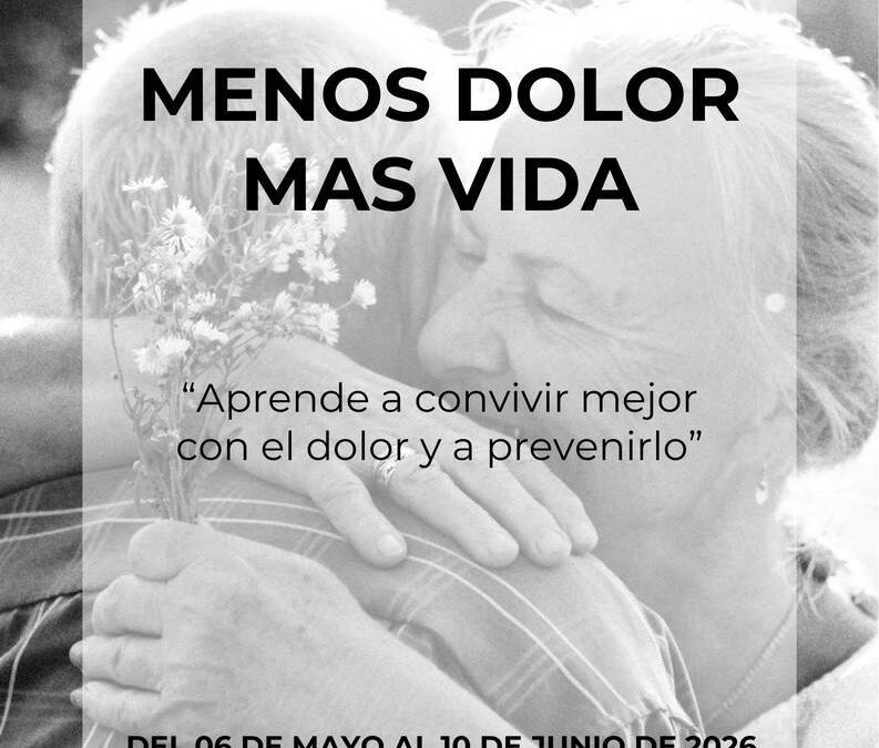 Nuevo curso para personas mayores ofrece herramientas para convivir mejor con el dolor
