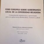 Ingenio, presente en el Foro Europeo sobre gobernanza local de la diversidad religiosa