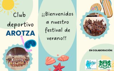 El Club de Gimnasia Rítmica Arotza cierra la temporada con su festival de verano
