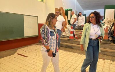Avanzan las obras de mejora en los centros escolares del municipio con una inversión cercana a los 400.000 euros