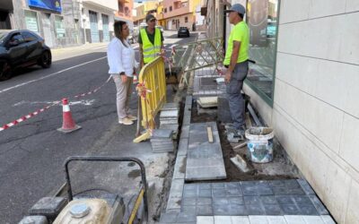 Nuevas actuaciones refuerzan la accesibilidad y la seguridad peatonal en El Carrizal