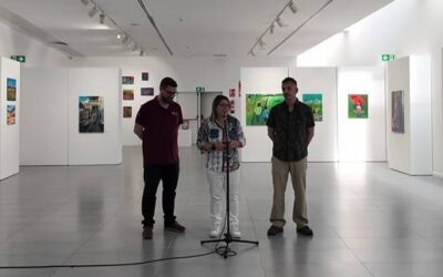 Nueva exposición colectiva del Departamento de Plástica de la Escuela de la Sociedad Musical Villa de Ingenio
