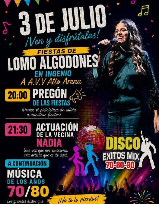 Lomo Algodones se viste de fiesta con un fin de semana cargado de actividades para toda la familia