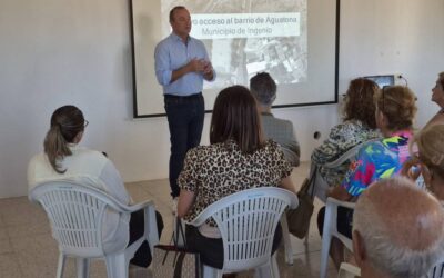 Obras Públicas planifica un nuevo acceso más seguro y cómodo al barrio de Aguatona desde la GC-100, en Ingenio