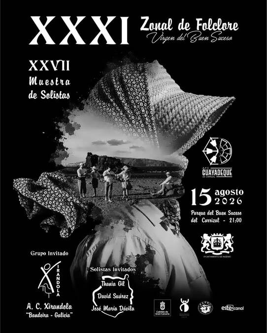 Música, tradición e intercambio cultural entre Canarias y Galicia en el Festival Virgen del Buen Suceso de la AFC Guayadeque