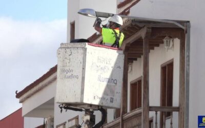 Ingenio continúa modernizando el alumbrado público con la sustitución de luminarias por tecnología LED en el Barrio del Cristo y El Ejido