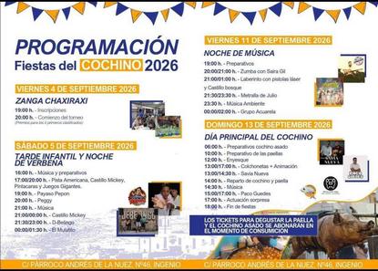 Las Fiestas del Cochino de la AV Chaxiraxi culminan su primera etapa y se preparan para un gran fin de semana final
