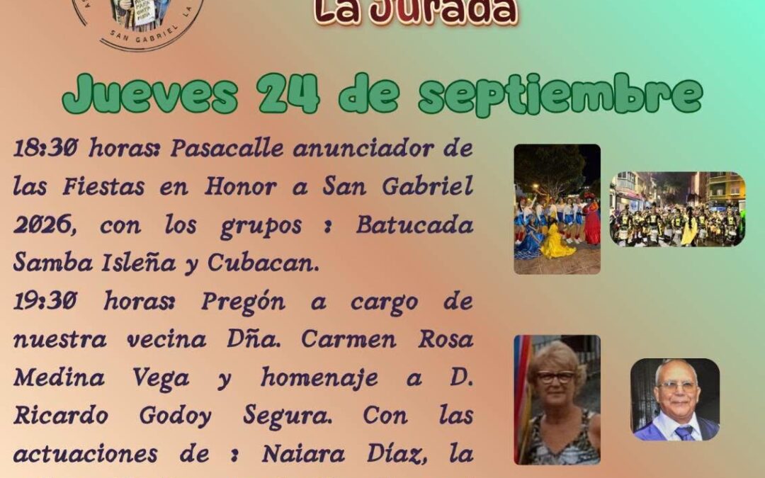 La Jurada se prepara para celebrar sus fiestas en honor a San Gabriel