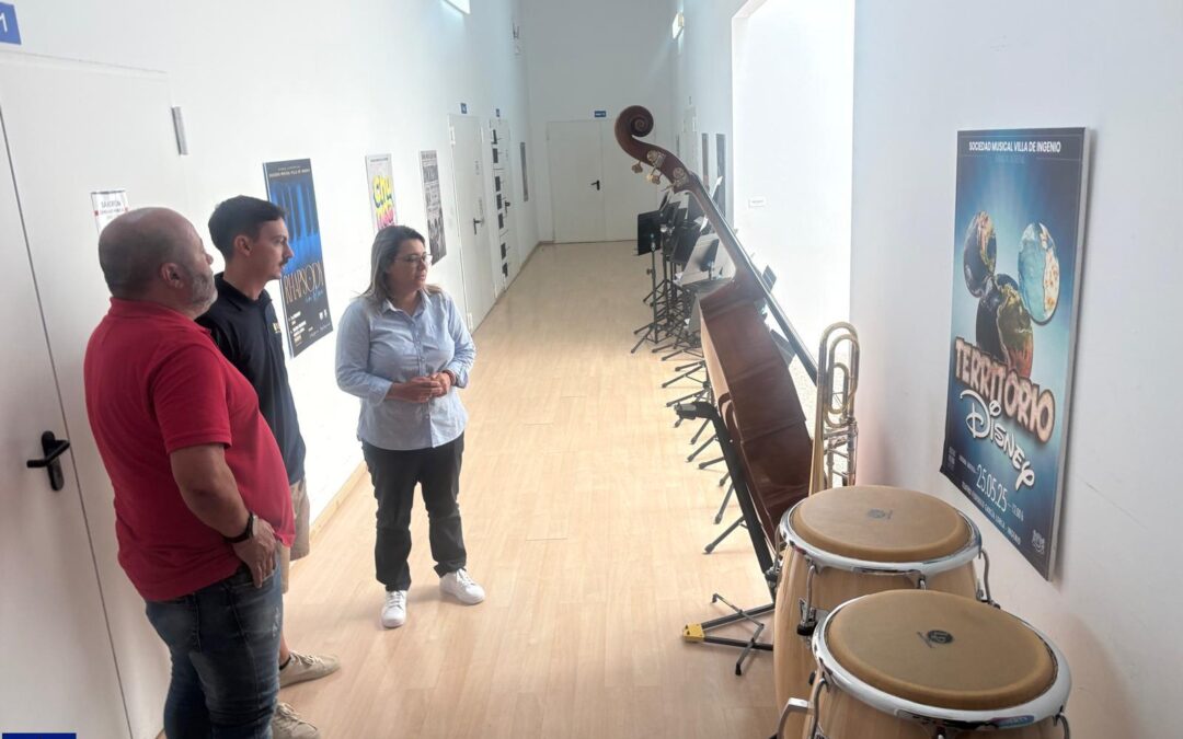 La Escuela de Música de la Sociedad Musical Villa de Ingenio amplía su material para reforzar la formación musical