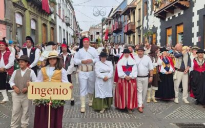 Ingenio participa en la Romería-Ofrenda a la Virgen del Pino llevando su tradición y devoción hasta Teror