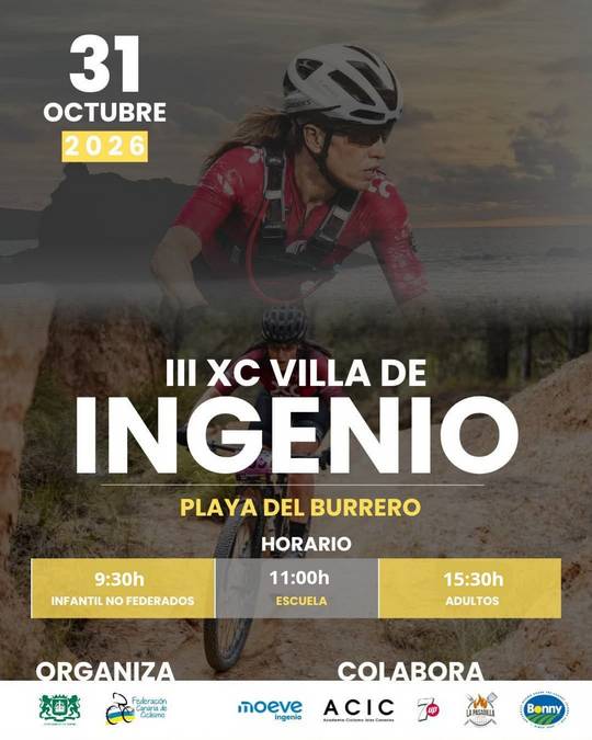 Abiertas las inscripciones para la III XC Villa de Ingenio que se celebra este año en El Burrero
