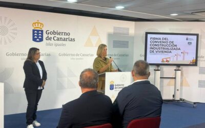 Gobierno de Canarias y Ayuntamiento de Ingenio firman un convenio para construir viviendas industrializadas en el municipio